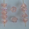 Flower Bell Pink 8mm Rosaline AB 70100-28701 Czech Glass Bead x 25