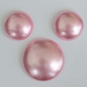 Cabochon Pink Pearl Rose 18mm 25mm 02010-11475 Czech Glass Bead x 1