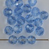 Swarovski Hex Faceted 5000 Blue 3 4 6 8 mm Sapphire Light 211 Round Beads
