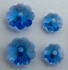Swarovski  Margarita Flower Blue Sapphire 6mm 8mm