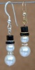 Kit Swarovski Snowman Earring Pearl Round Beads