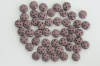Lentil 4 Hole Quadralentil 6mm Purple Met Suede Pink 23980-79086Czech Bead x 50