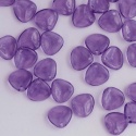 Rose Petal Purple Tanzanite 20510 Czech Glass Bead x 50