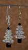 Kit Swarovski Christmas Tree Crystal Black Top Btm Earring Beads