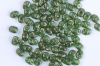Superduo Green Vega On Chrysolite 50050-15726 Czech Beads x 10g